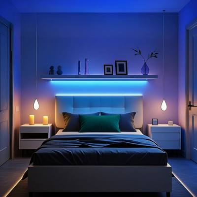 LED Strip Lights Colour Changing Room Lighting