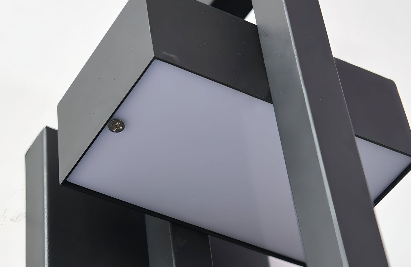 Marshall - Modern Black Outdoor Wall Light with Stainless Steel
