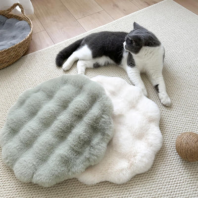 Soft Plush Warm Pet Sleeping Pad Cozy Stylish Easy to Maintain