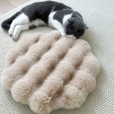 Soft Plush Warm Pet Sleeping Pad Cozy Stylish Easy to Maintain