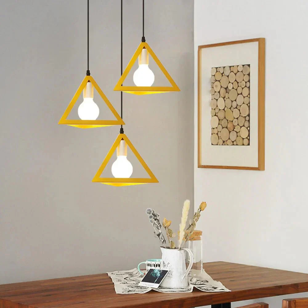 Minimalist Triangular Pendant Light