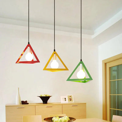 Minimalist Triangular Pendant Light