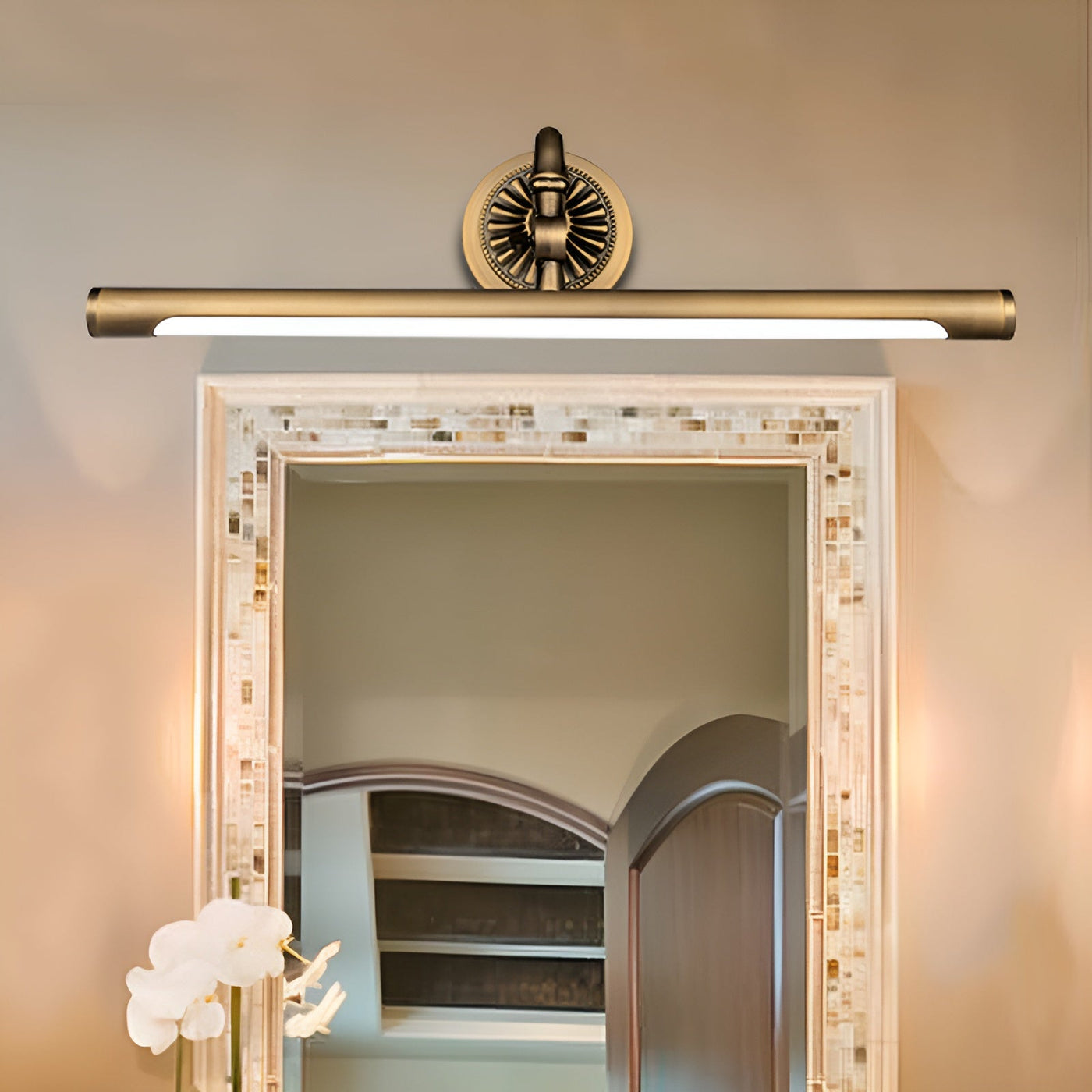 Vintage Copper LED Wall Light for Elegant Home Decor